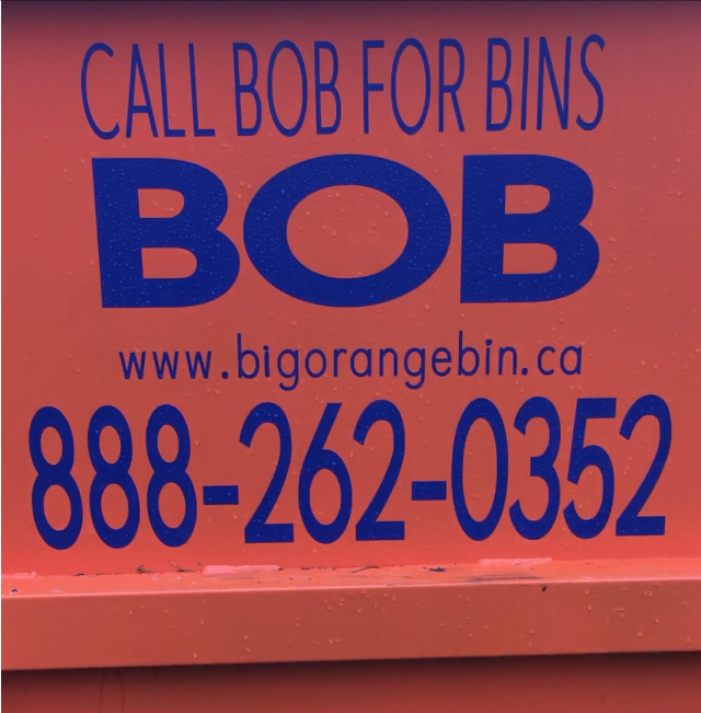 Big Orange Bin (BOB) | 370 Archers Rd, Cobourg, ON K9A 4J8, Canada | Phone: (888) 262-0352