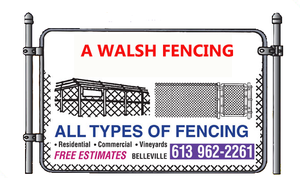 A Walsh Fencing | Corbyville, ON K0K 1V0, Canada | Phone: (613) 707-4490