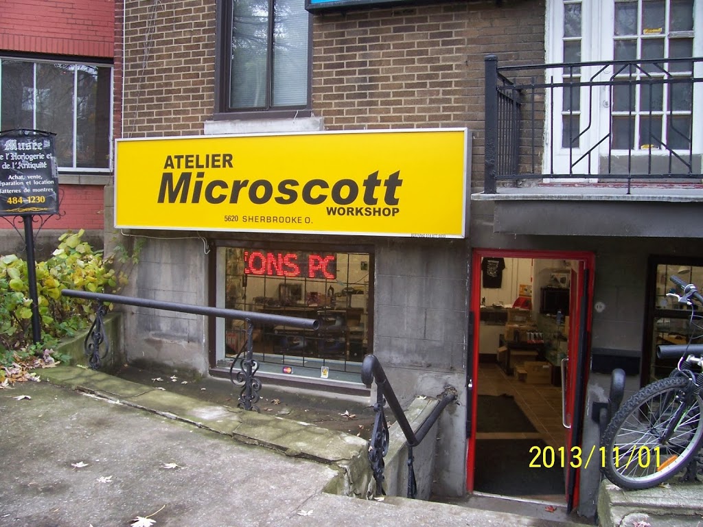 Atelier Microscott Workshop | 5620 Rue Sherbrooke Ouest, Montréal, QC H4A 1W5, Canada | Phone: (514) 489-6266