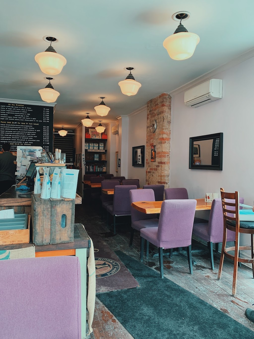 Purple Penguin Cafe | 889 Queen St E, Toronto, ON M4M 1J4, Canada | Phone: (416) 465-8448
