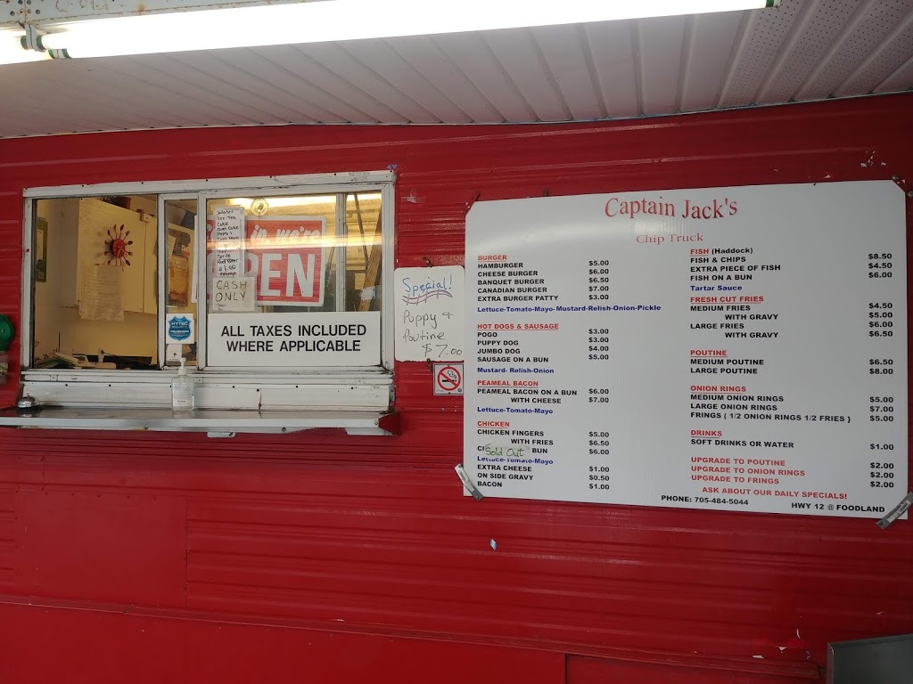 Captain Jacks Chip Truck | 2232 ONeill St, Brechin, ON L0K 1B0, Canada