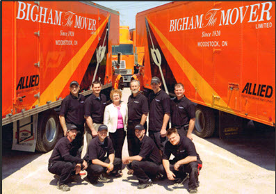 Bigham the Mover Limited | 400 Springbank Ave S, Woodstock, ON N4V 1B2, Canada | Phone: (519) 537-5568