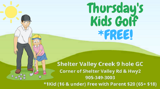 Shelter Valley Creek Golf Course | 1225 Shelter Valley Rd, Grafton, ON K0K 2G0, Canada | Phone: (905) 349-3003