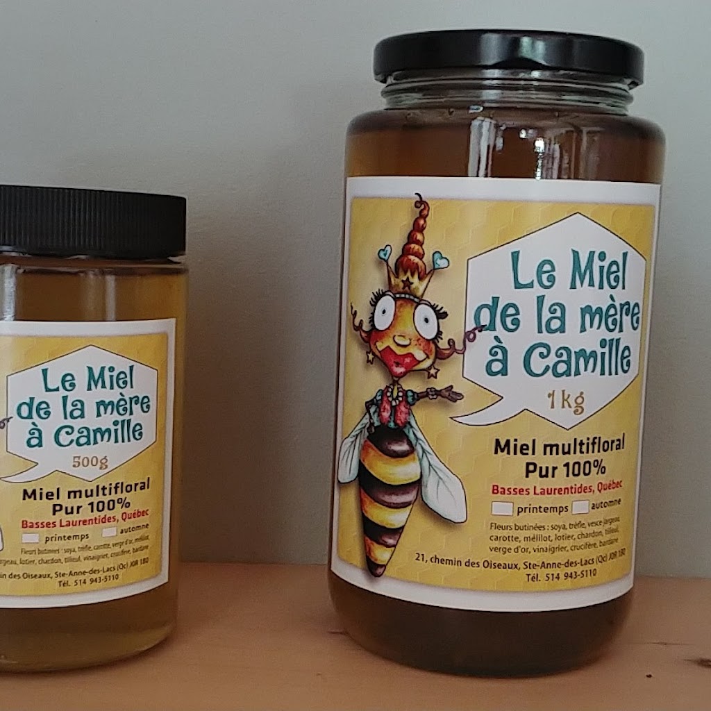 Le miel de la mère à Camille | 21 Chem. des Oiseaux, Sainte-Anne-des-Lacs, QC J0R 1B0, Canada | Phone: (514) 943-5110