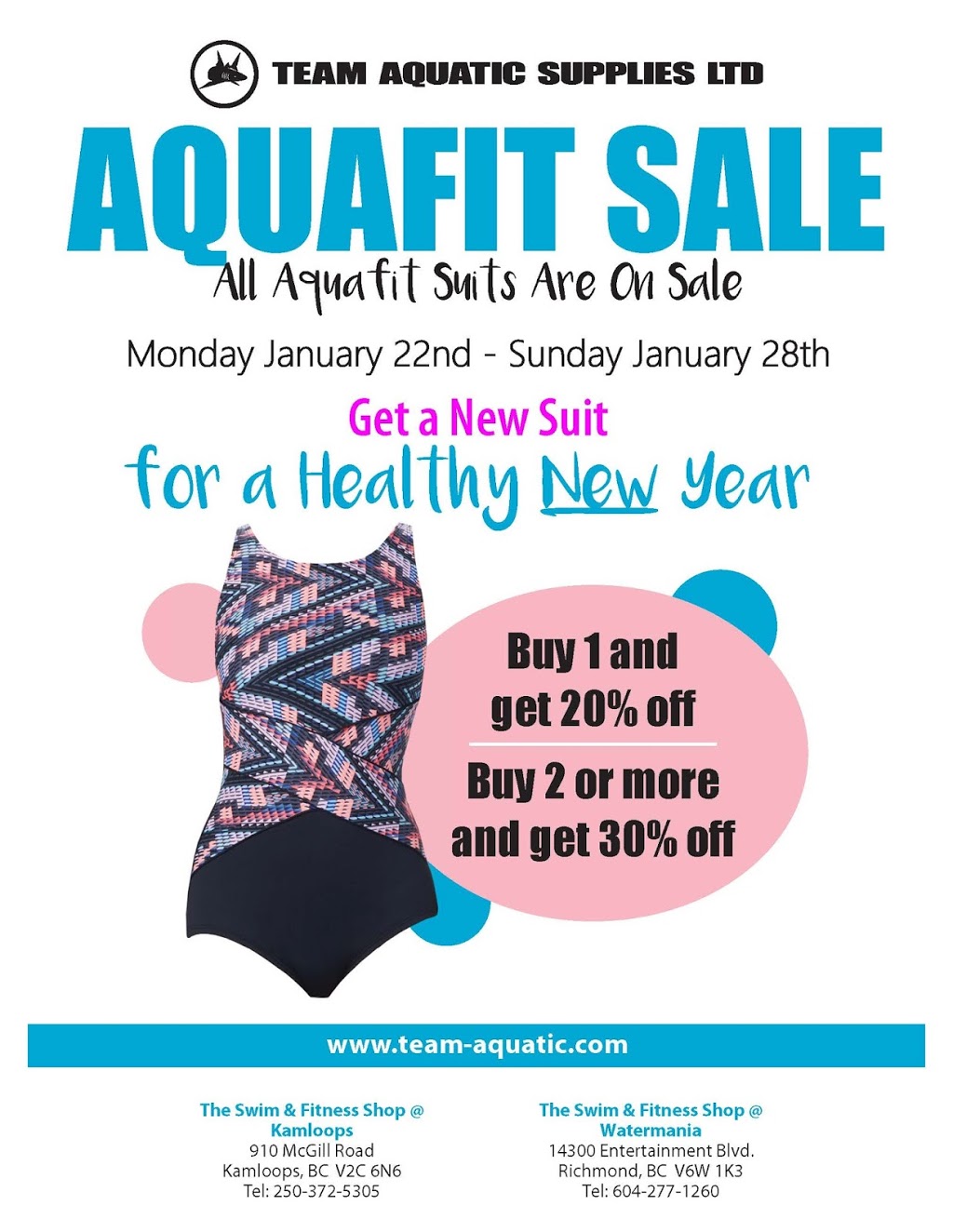 The Swim & Fitness Shop | 14300 Entertainment Blvd, Richmond, BC V6W 1K3, Canada | Phone: (604) 277-1260