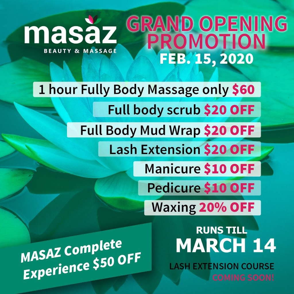 MASAZ Beauty & Massage | 22360 93 Ave NW, Edmonton, AB T5T 7L9, Canada | Phone: (780) 554-1970
