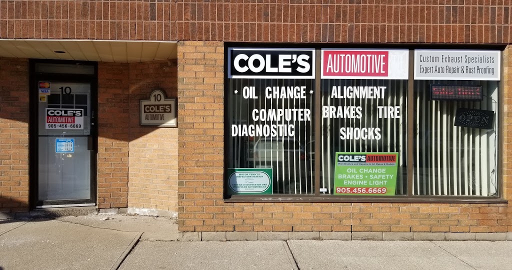 Coles Automotive | car repair | 85 Rosedale Ave W #10, Brampton, ON L6X 4H5, Canada | 9054566669 OR +1 905-456-6669