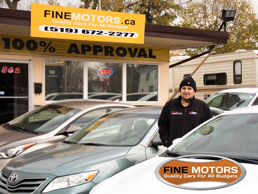 Fine Motors of London | 562 Hamilton Rd, London, ON N5Z 1S6, Canada | Phone: (519) 672-2277