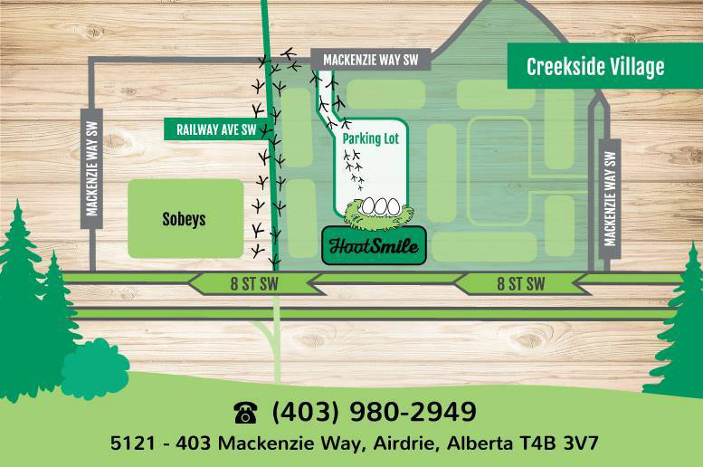 HootSmile Family Dentistry | 403 MacKenzie Way SW #5121, Airdrie, AB T4B 3V7, Canada | Phone: (403) 980-2949