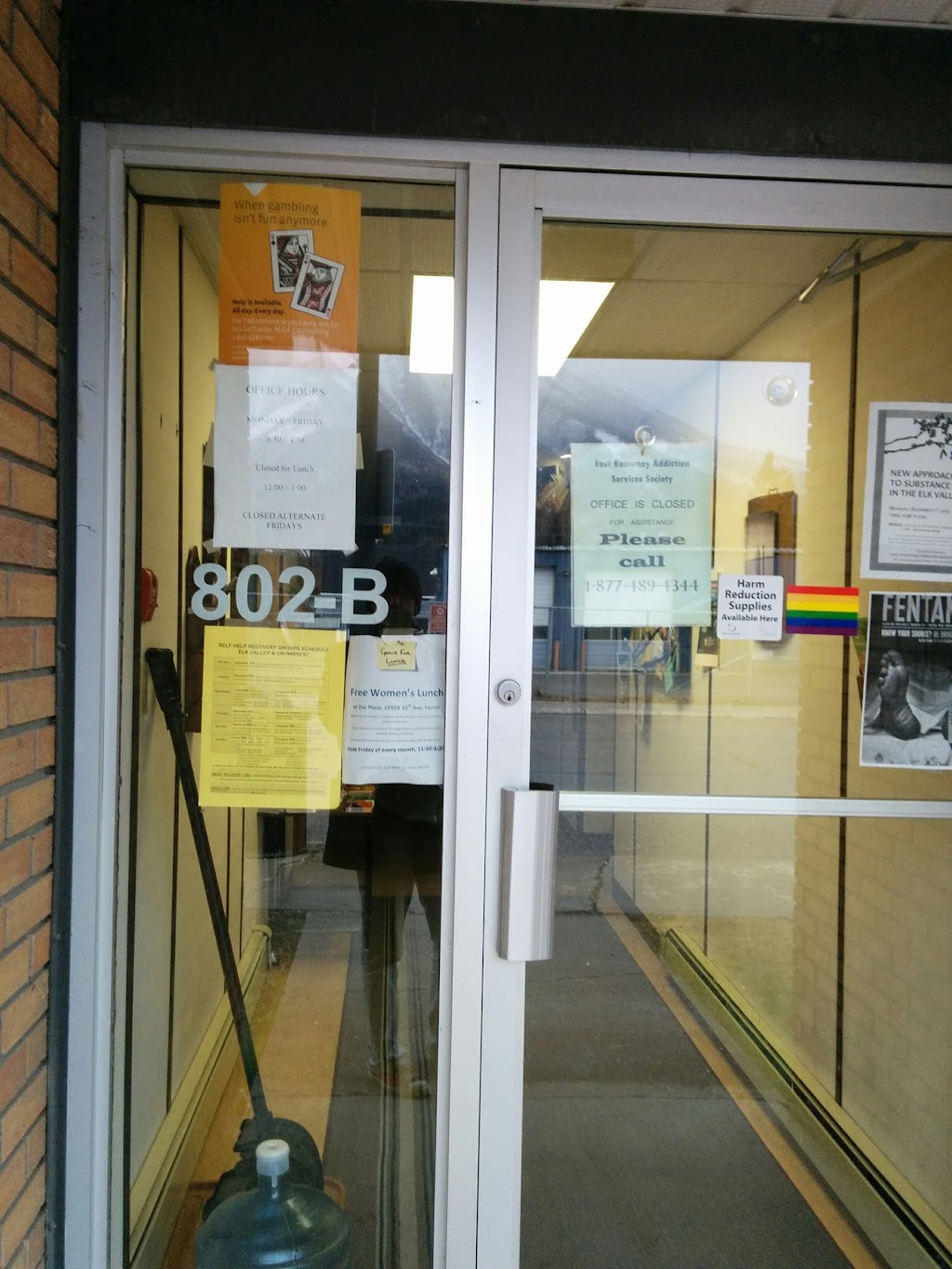 East Kootenay Addiction Services Society | 302B 2 Ave, Fernie, BC V0B 1M0, Canada | Phone: (250) 423-4423
