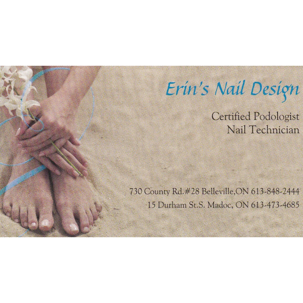 Erins Nail Design/Ingrown Solutions | 730 County Rd 28, Belleville, ON K8N 4Z7, Canada | Phone: (613) 848-2444