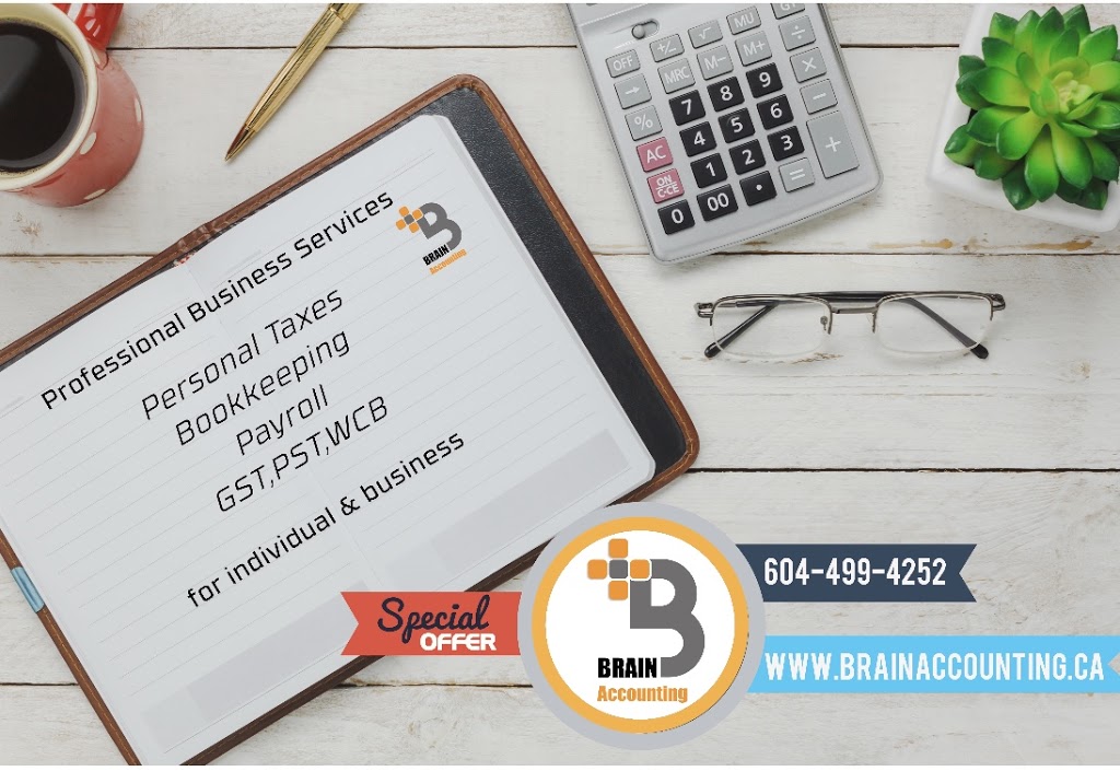 Brain Accounting | 1290 Johnson Ct, Coquitlam, BC V3B 4T6, Canada | Phone: (604) 499-4252