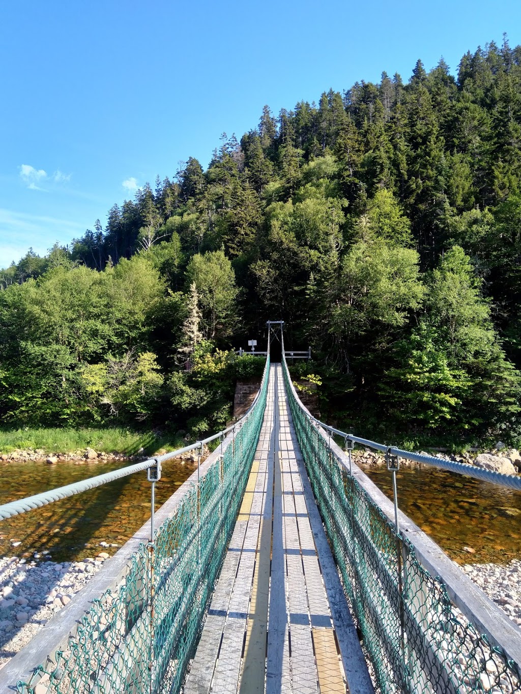 Big Salmon River Suspension Bridge | Big Salmon River Rd, St. Martins, NB E5R, Canada | Phone: (506) 833-2019