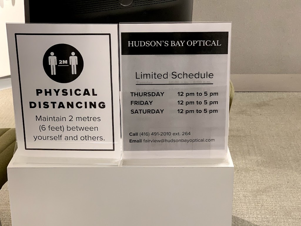Hudsons Bay Optical - Fairview Mall | 1800 Sheppard Ave E, North York, ON M2J 5A7, Canada | Phone: (416) 491-2010 ext. 264