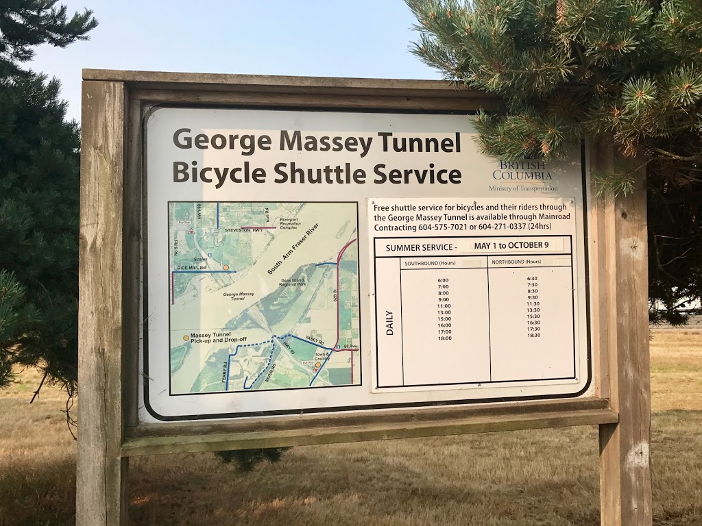 Bike shuttle | 12953-13433 Rice Mill Rd, Richmond, BC V6W 1A3, Canada