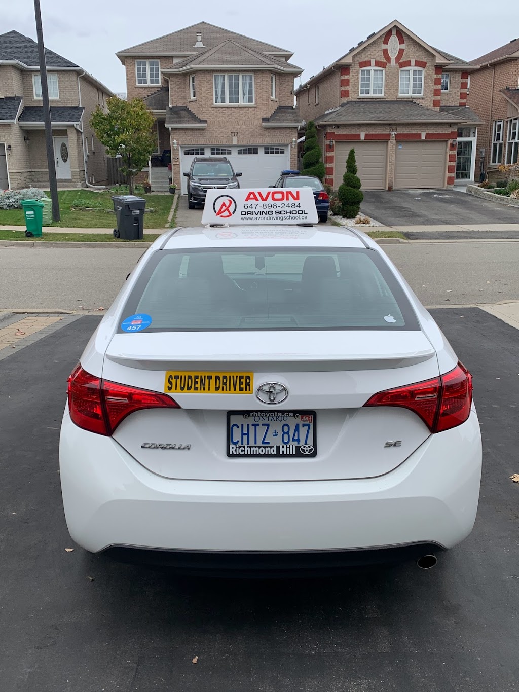 Avon Driving School | 778 Clemens Crescent, Mississauga, ON L5V 2S9, Canada | Phone: (647) 896-2484