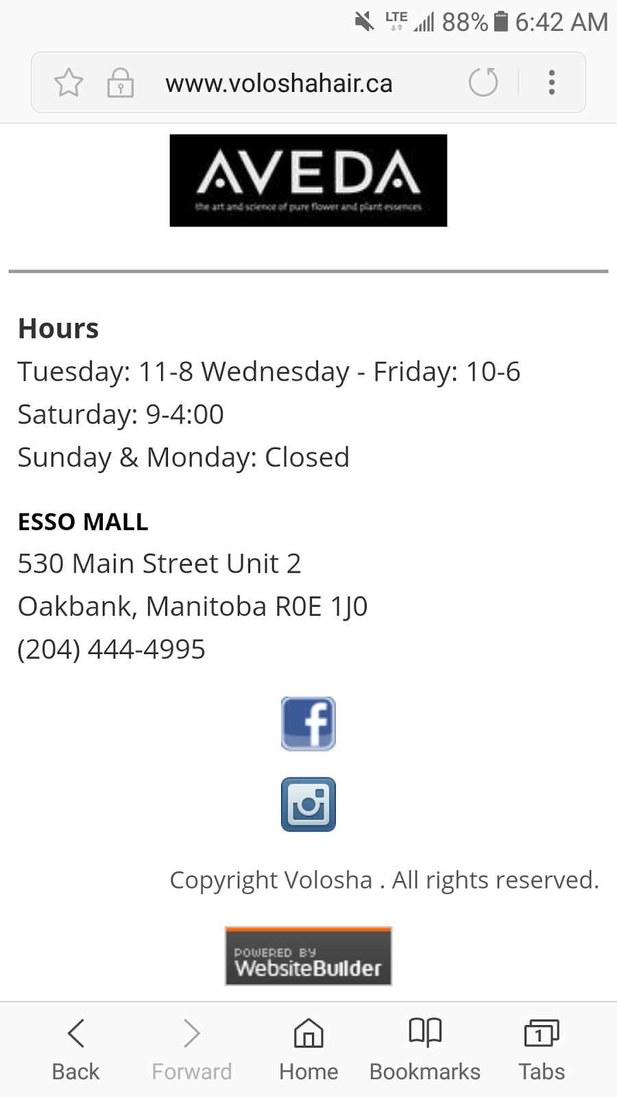 Volosha Hair Studio | 530 Main St, Oakbank, MB R0E 1J0, Canada | Phone: (204) 444-4995