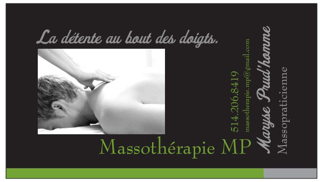 Massothérapie MP | 357 Rue Jacques-Cartier S, Saint-Jean-sur-Richelieu, QC J3B 4K1, Canada | Phone: (514) 206-8419