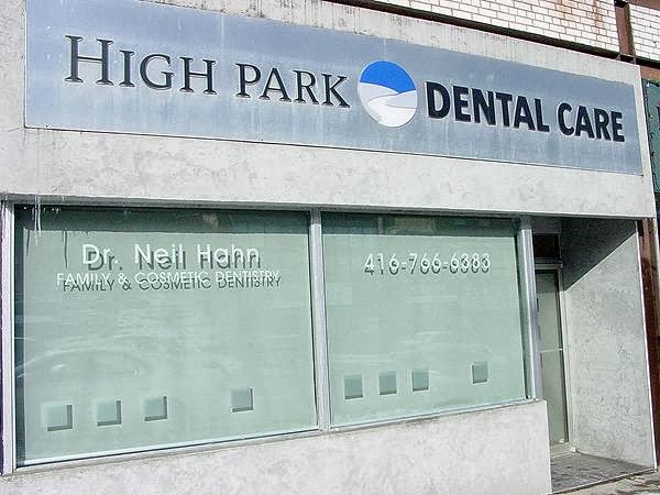 High Park Dental Care | dentist | 2184A Bloor St W, Toronto, ON M6S 1N3, Canada | 4167666383 OR +1 416-766-6383