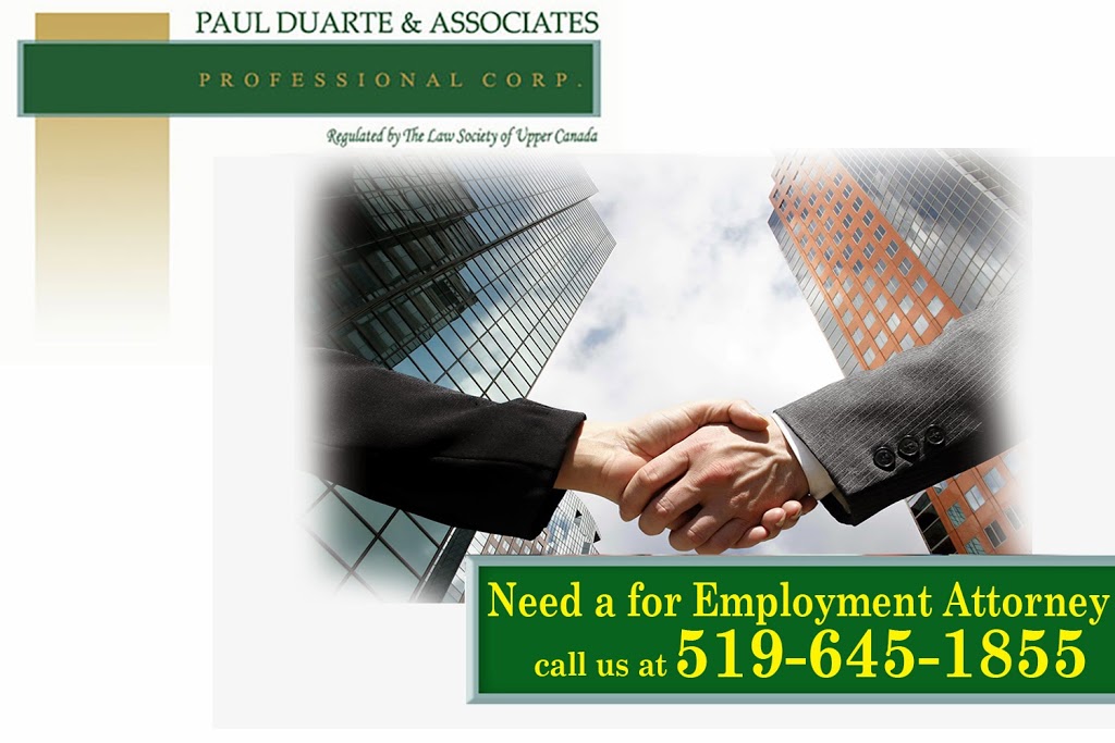 Paul Duarte & Associates | 630 Wharncliffe Rd S #3, London, ON N6J 4V7, Canada | Phone: (519) 645-1855