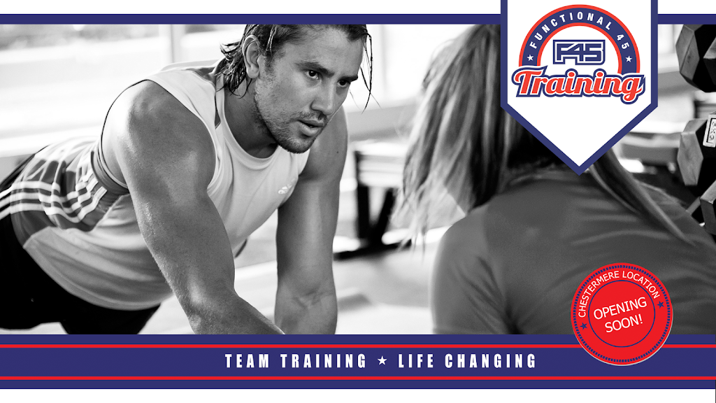 F45 Training Chestermere | East, 288 Kinniburgh Blvd #105, Chestermere, AB T1X 0V8, Canada | Phone: (587) 387-2330