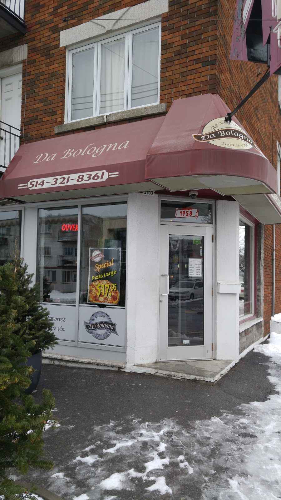 Da Bologna Restaurant Pizzeria | 5185 Rue de Charleroi, Montréal-Nord, QC H1G 3A2, Canada | Phone: (514) 321-8361