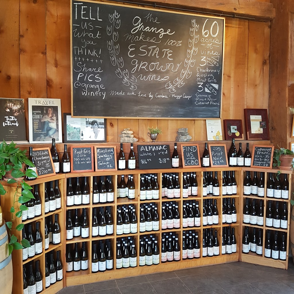Grange of Prince Edward Vineyards and Estate Winery | 990 Closson Rd, Hillier, ON K0K 2J0, Canada | Phone: (613) 399-1048