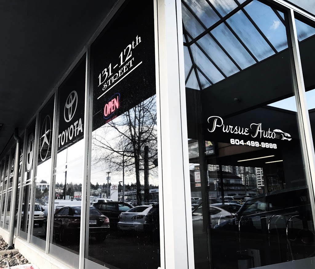 Pursue Auto | 131 12th St #110, New Westminster, BC V3M 4G9, Canada | Phone: (604) 499-9998