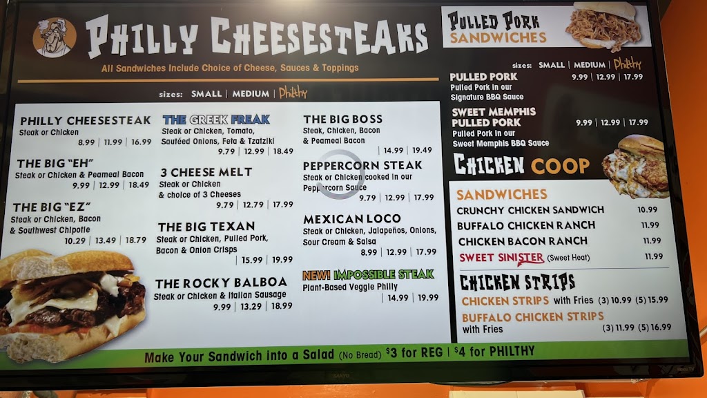 Philthy Phillys | 520 Riddell Rd, Orangeville, ON L9W 5L1, Canada | Phone: (519) 941-9999