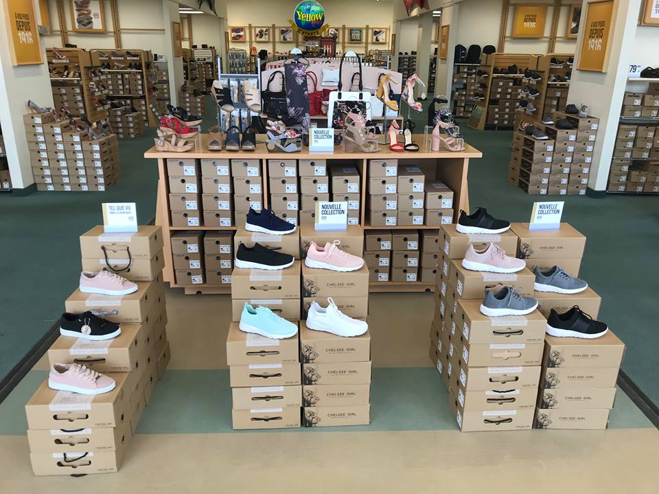 Chaussures Yellow | 81 Route du Président-Kennedy, Lévis, QC G6V 6C8, Canada | Phone: (418) 833-6872