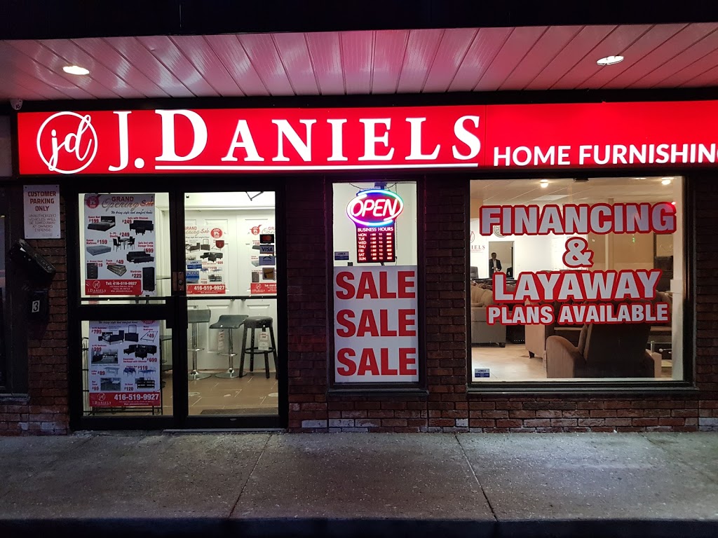 J.Daniels Home Furnishings | 1410 Victoria Park Ave, North York, ON M4A 2L8, Canada | Phone: (416) 519-9927