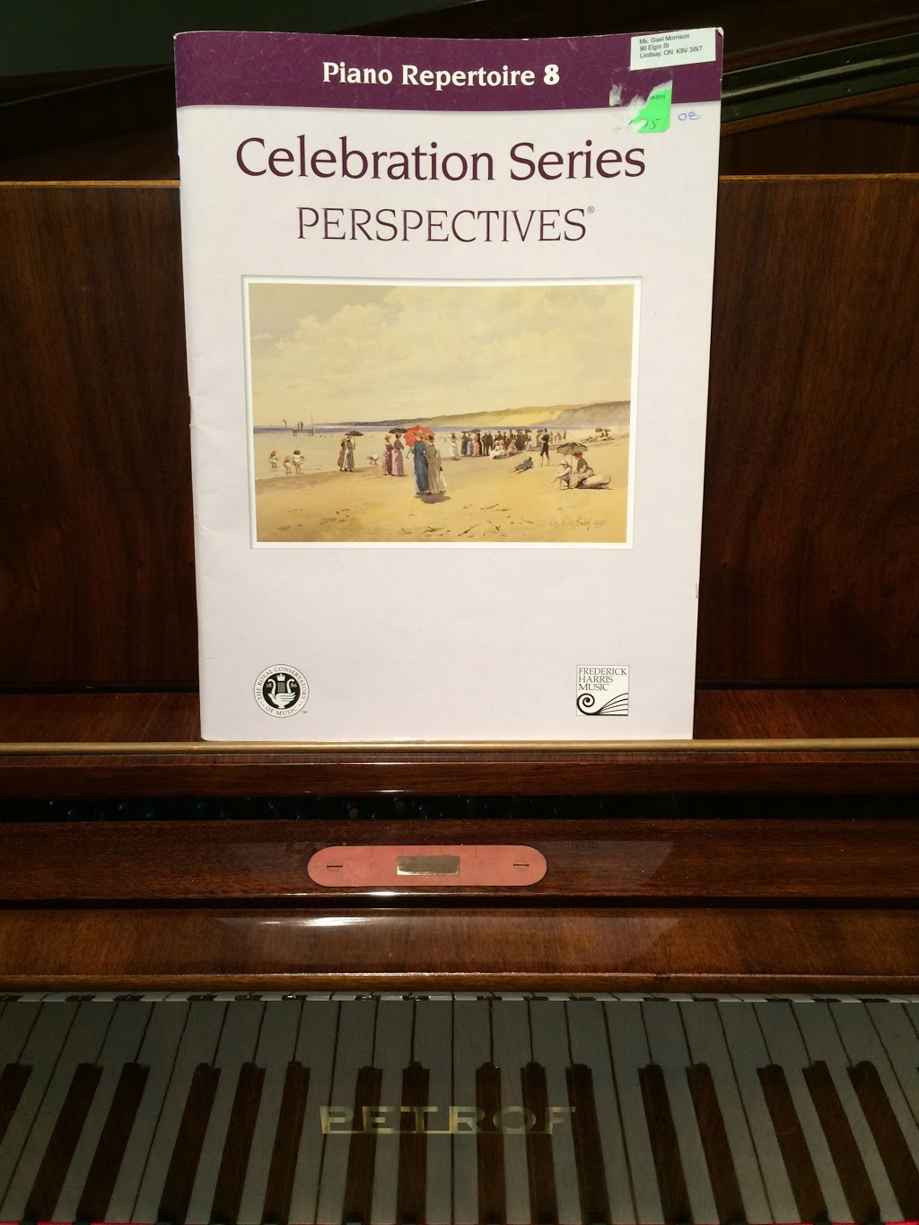 Gael Morrison Piano Studio | 90 Elgin St, Lindsay, ON K9V 3W7, Canada | Phone: (705) 344-5289