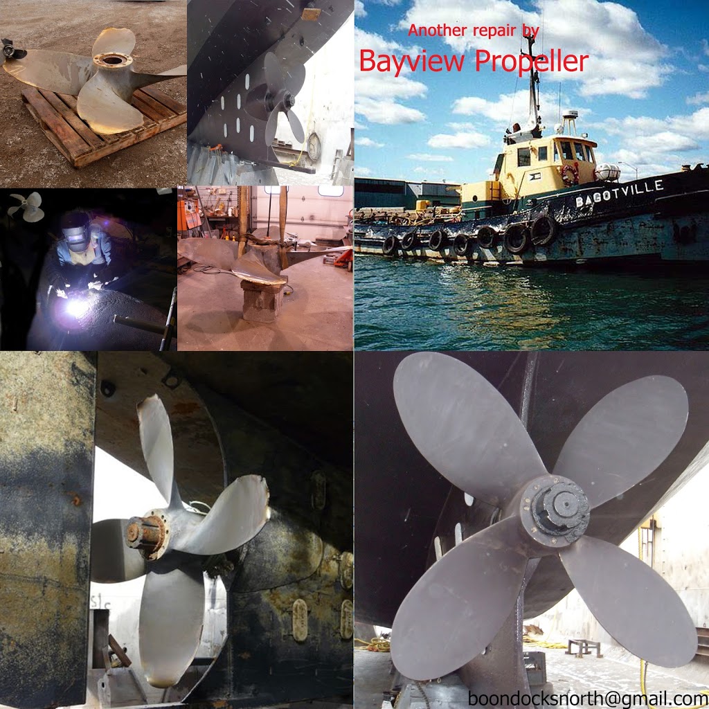 Bayview Propeller Repair | 832 Northeys Bay Road, County Rd. 56, Woodview, ON K0L 3E0, Canada | Phone: (705) 654-4409