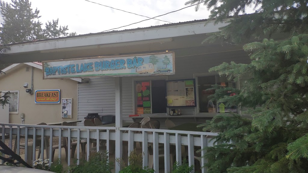Baptiste Lake Burger Bar | 119 Baptiste Dr, South Baptiste, AB T9S 1R7, Canada | Phone: (780) 203-6524