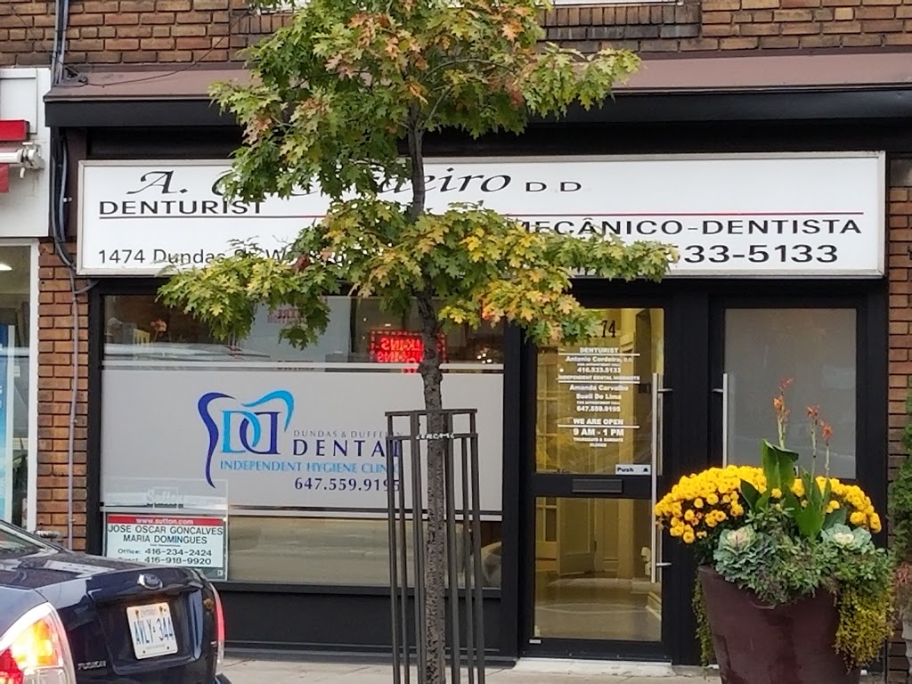 Antonio Cordeiro Denturist | 1474 Dundas St W, Toronto, ON M6J 1Y6, Canada | Phone: (416) 533-5133