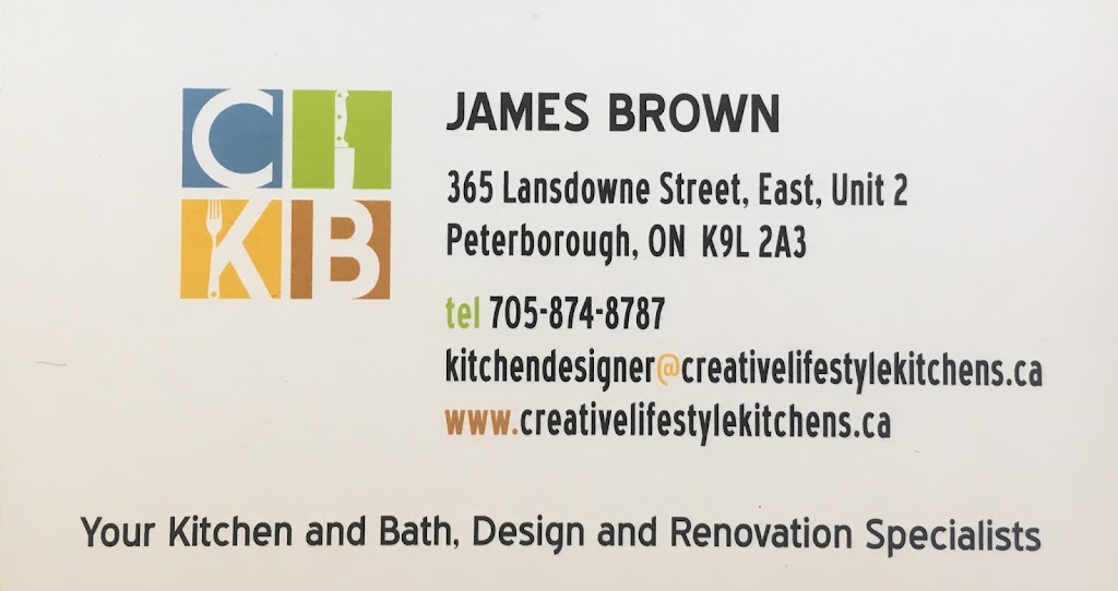 Creative Lifestyle Kitchens and Bath | home goods store | 365 Lansdowne St E #2, Peterborough, ON K9L 2A3, Canada | 7058748787 OR +1 705-874-8787