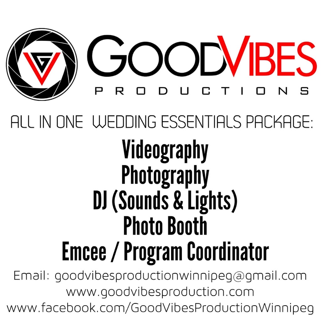 Good Vibes Production Winnipeg | 155 Phoenix Wy, Winnipeg, MB R2V 5B3, Canada | Phone: (204) 894-7033