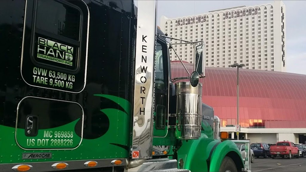 Black Hand Transport Inc | 310 Burnt Park Way #102, Alberta T4S 2L4, Canada | Phone: (587) 377-4600
