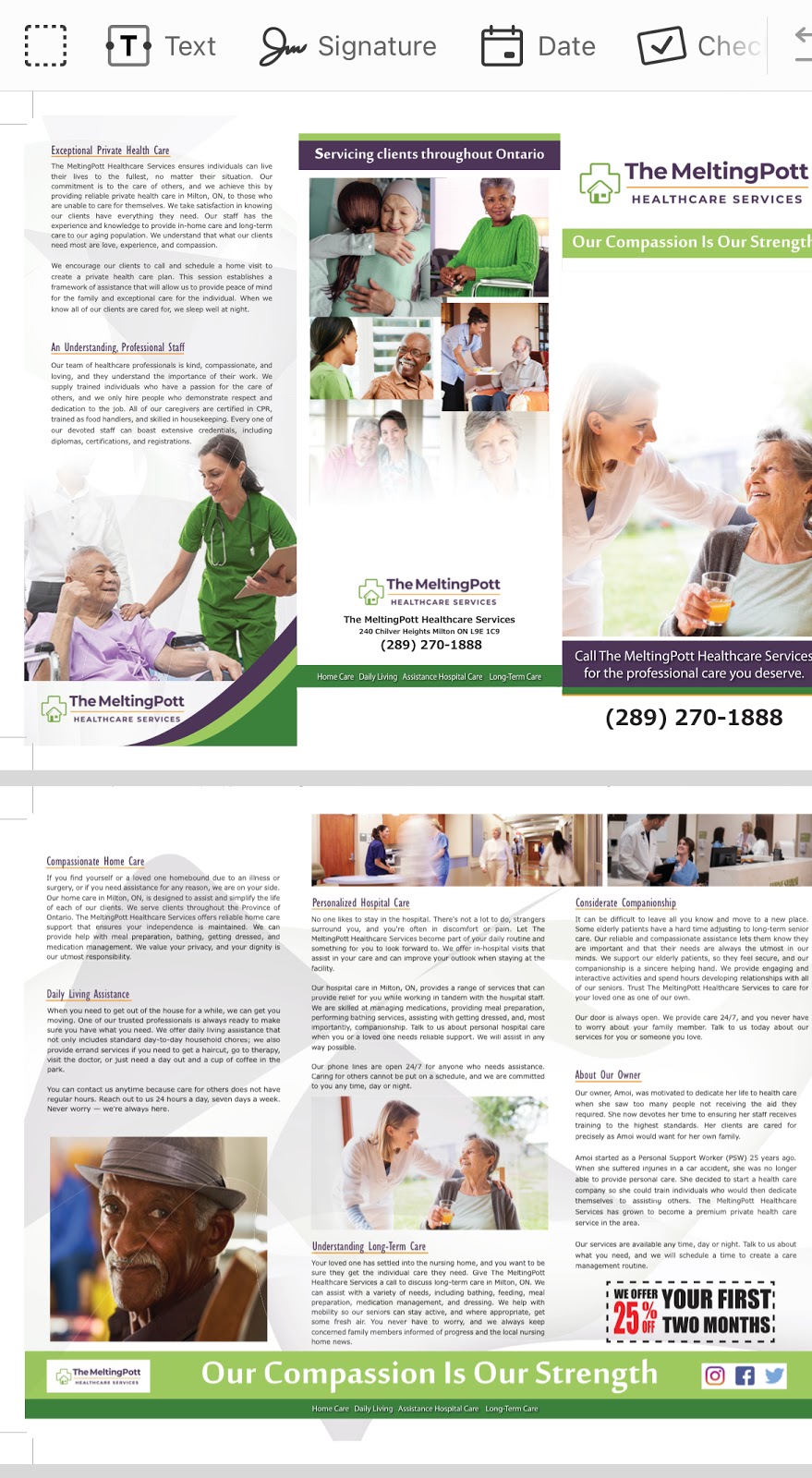 The melting pott healthcare services | 240 Chilver Heights, Milton, ON L9E 1C9, Canada | Phone: (289) 270-1888