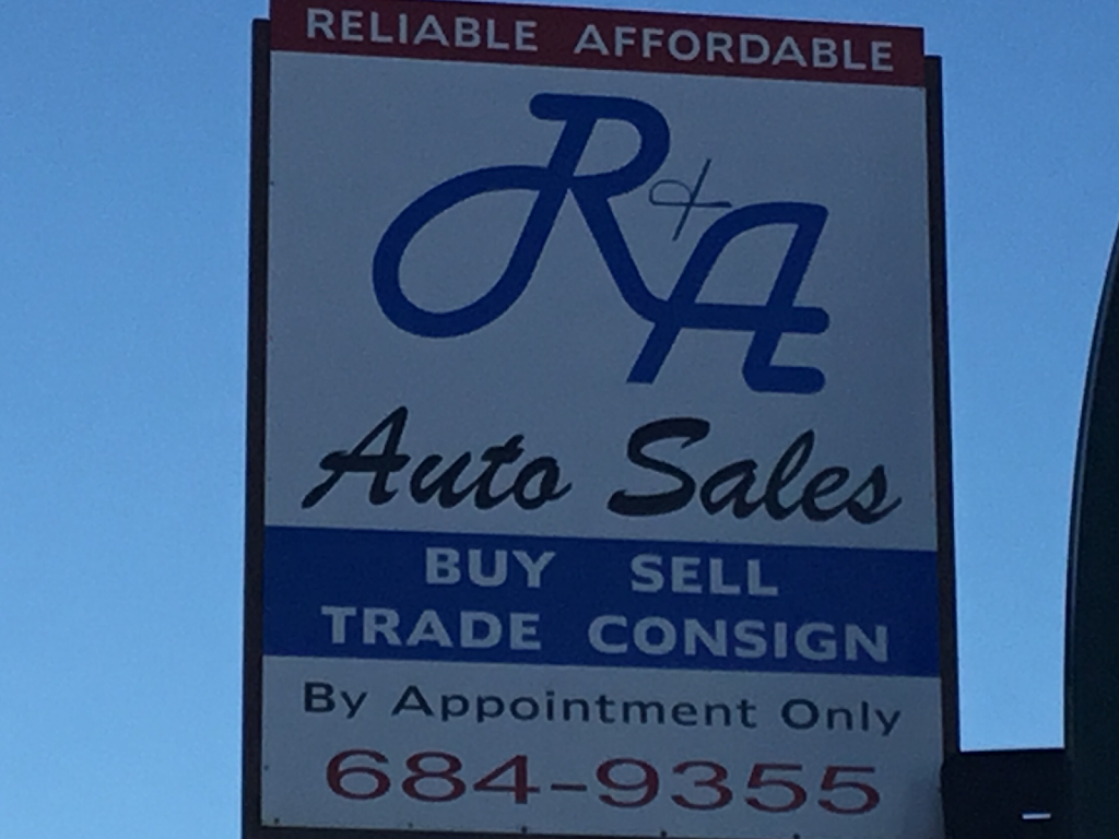 R & A Auto Sales | 403 Lillooet St W, Moose Jaw, SK S6H 4Z4, Canada | Phone: (306) 684-9355
