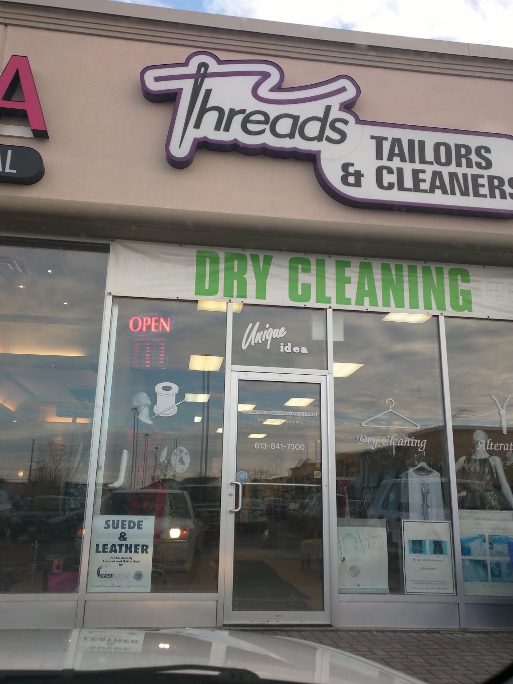 Threads Tailors & Cleaners | 2010 Trim Rd #12, Orléans, ON K4A 0G4, Canada | Phone: (613) 841-7300
