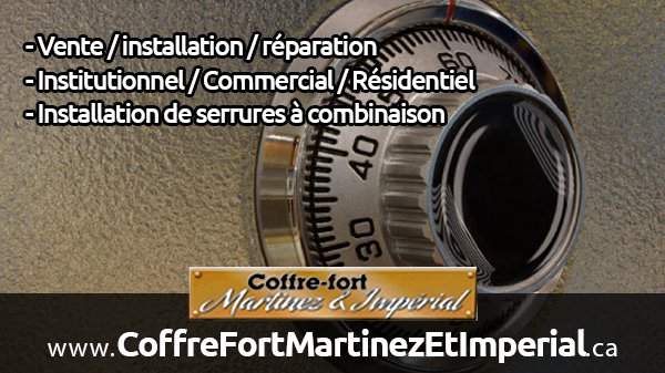 Coffre-fort Martinez et Imperial | 1107 Rang N, Saint-Norbert, QC J0K 3C0, Canada | Phone: (514) 497-7899