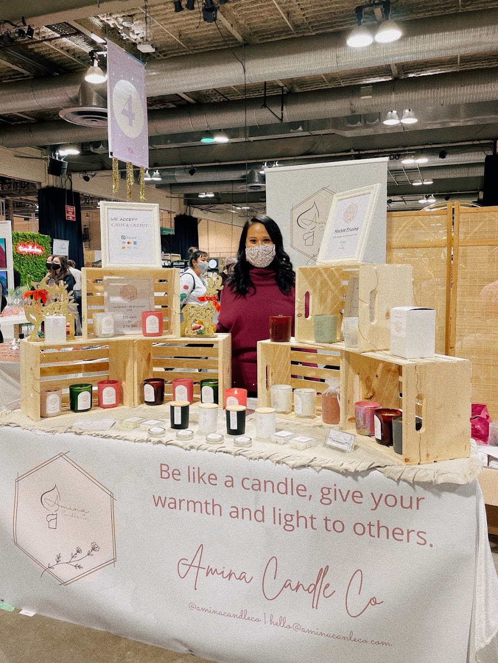 Amina Candle Co | 731 Livingston Way NE, Calgary, AB T3P 1L5, Canada | Phone: (587) 700-2502
