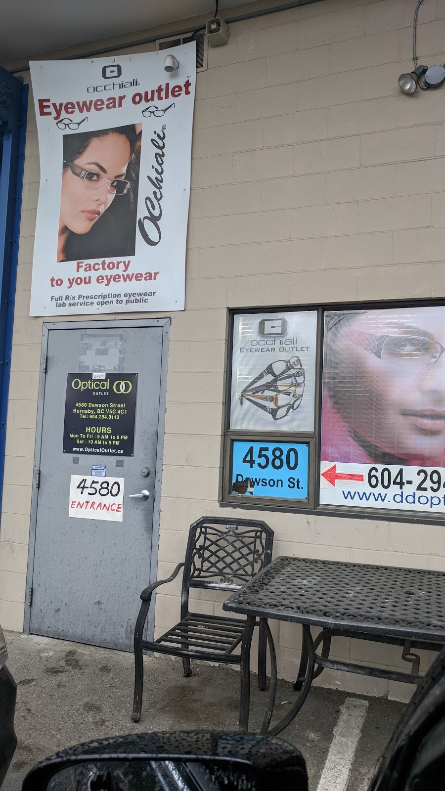D&D Optical Supply (Optical Outlet) | 2752 Rupert St, Vancouver, BC V5M 3T7, Canada | Phone: (604) 294-0113