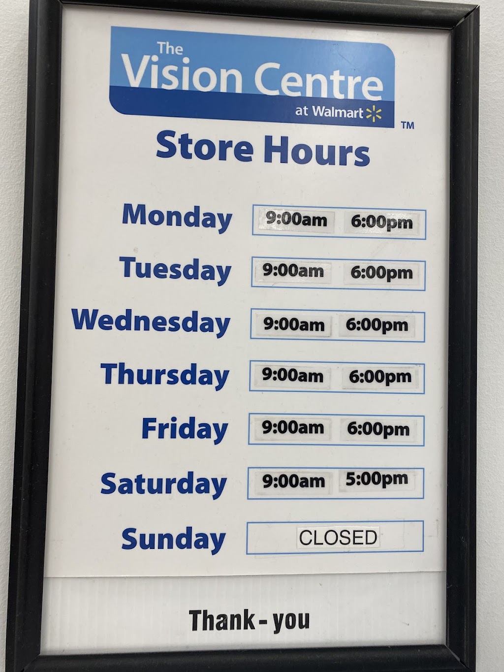 Walmart Vision Centre | 1665 Kenaston Rd, McGillivray Blvd, Winnipeg, MB R3P 2M4, Canada | Phone: (204) 488-2052