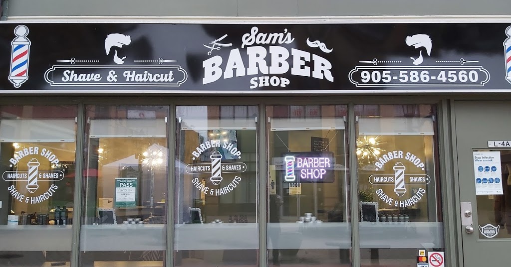 Sams Barber Shop | hair care | 18 King St E, Bolton, ON L7E 1E8, Canada | 9055864560 OR +1 905-586-4560