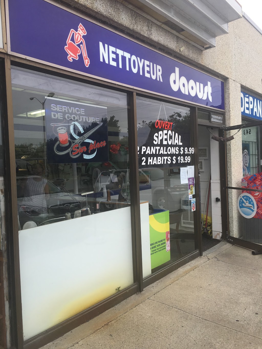 Nettoyeur Daoust | 543 Boulevard Samson, Laval, QC H7X 1J5, Canada | Phone: (450) 687-5559