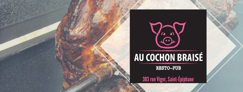 Au Cochon Braisé Resto-Pub | 303 Rue Viger, Saint-Épiphane, QC G0L 2X0, Canada | Phone: (418) 816-8686