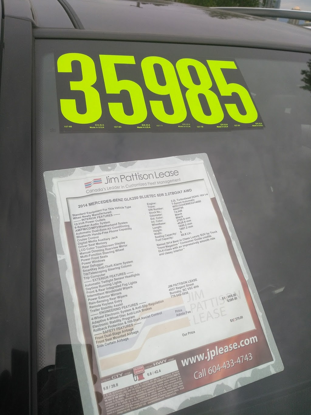 Jim Pattison Lease | 4937 Regent St, Burnaby, BC V5C 4H4, Canada | Phone: (800) 268-5660