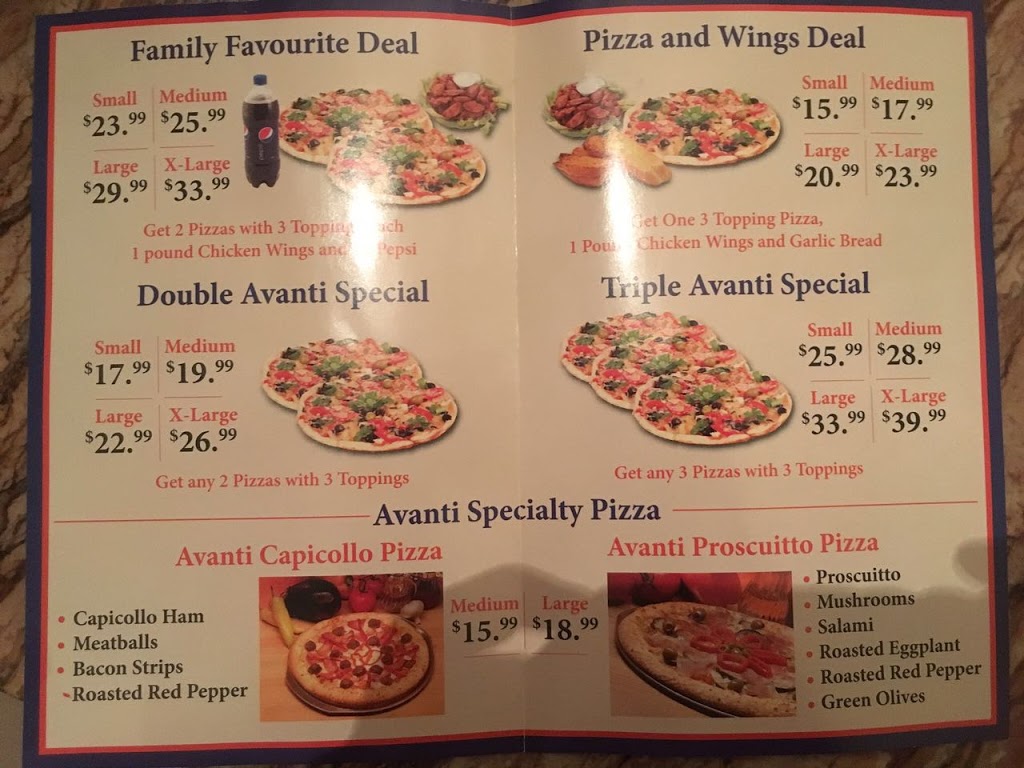 Avanti Pizza | 218 Silvercreek Pkwy N, Guelph, ON N1H 8E8, Canada | Phone: (519) 766-4222